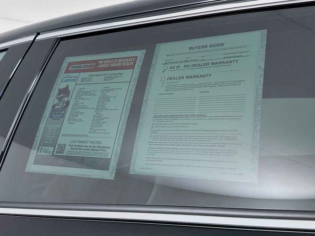 Certified 2023 MAZDA CX-9 Touring Plus image 12