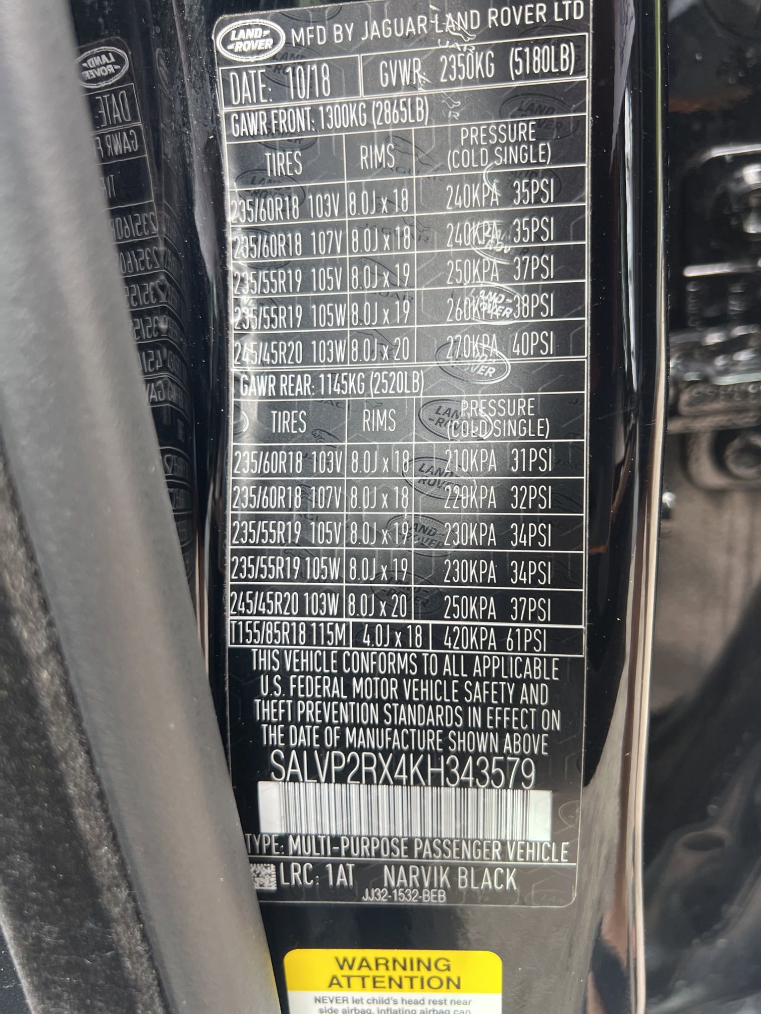 Used 2019 Land Rover Range Rover Evoque SE image 25