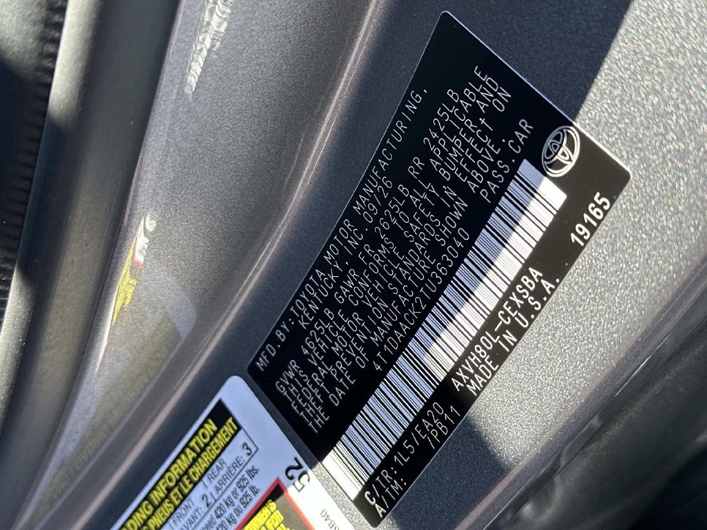 New 2026 Toyota Camry SE FWD image 17