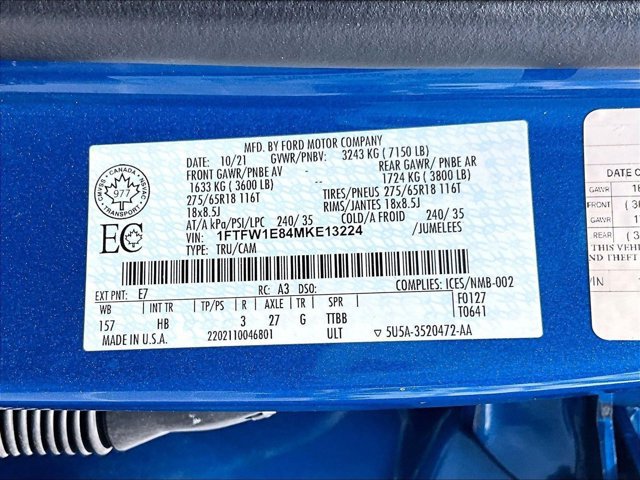 Used 2021 Ford F150 Lariat AWD/4WD image 30