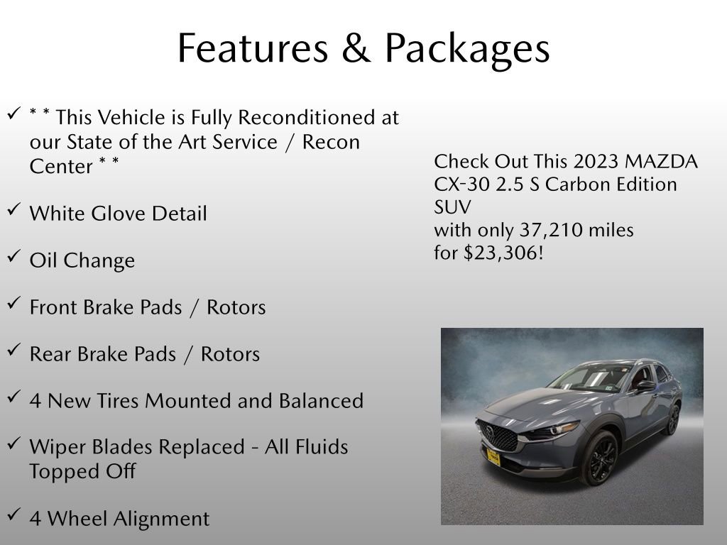 Certified 2023 MAZDA CX-30 AWD 2.5 S w/ Preferred Package image 4