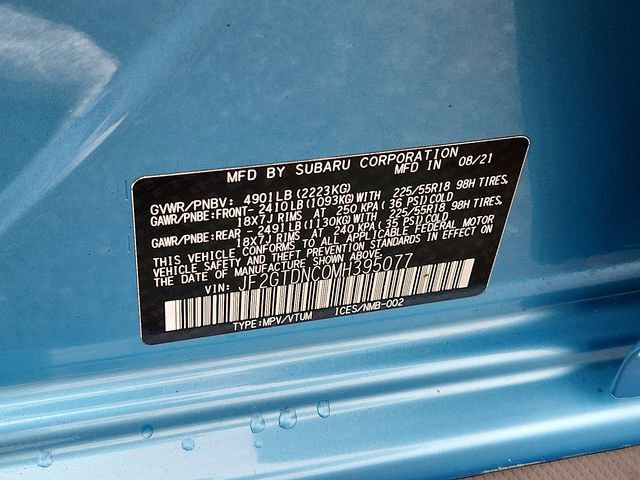 Used 2021 Subaru Crosstrek Hybrid w/ Moonroof Package w/Navigation image 28