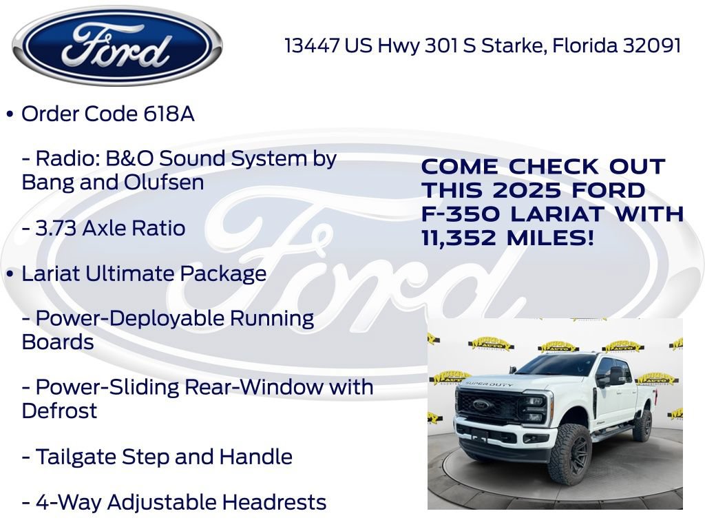 Certified 2025 Ford F350 Lariat w/ Lariat Ultimate Package AWD/4WD image 33