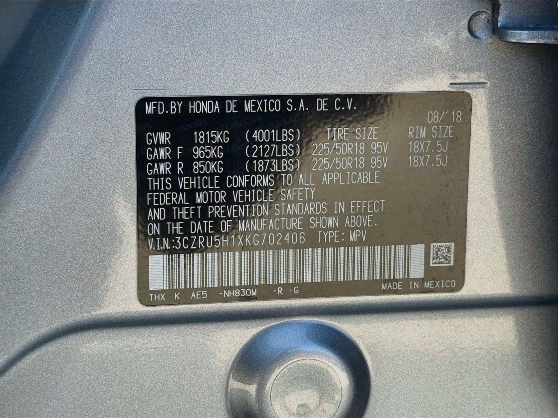 Used 2019 Honda HR-V Sport image 32