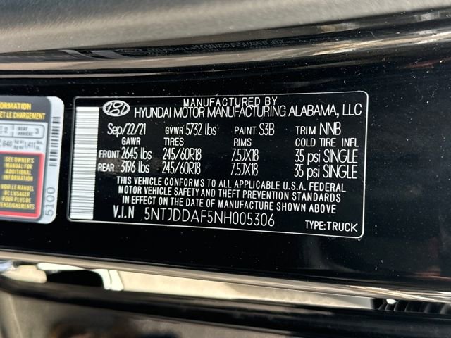 Certified 2022 Hyundai Santa Cruz SEL Premium image 30