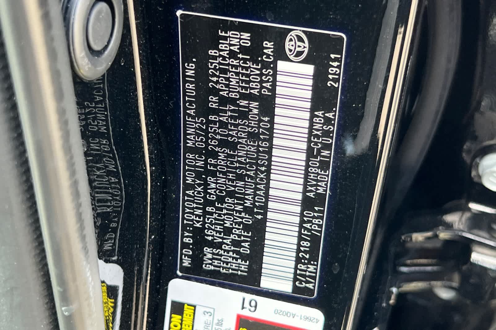 Used 2025 Toyota Camry LE FWD image 33