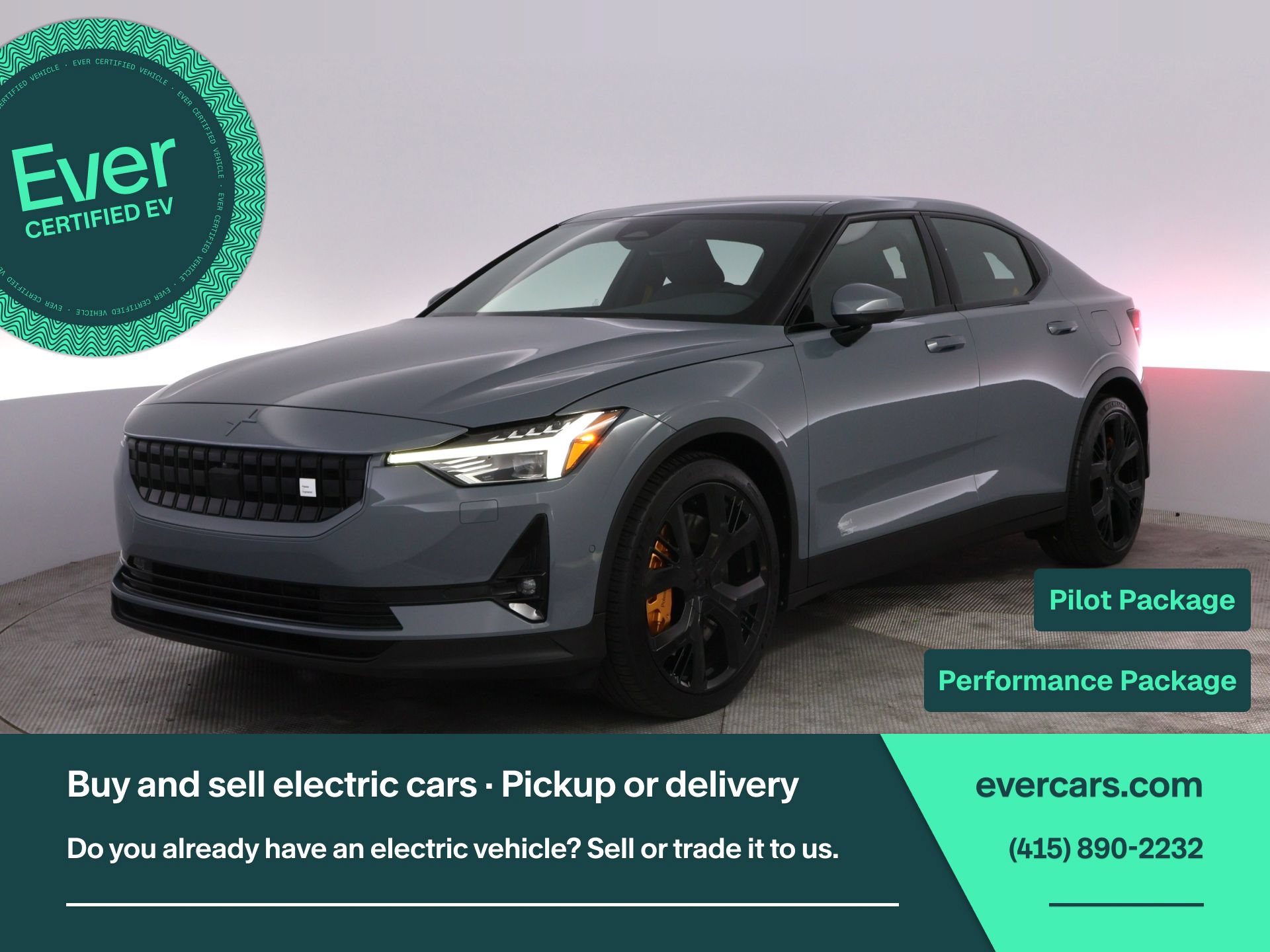 Used 2021 Polestar Polestar 2 w/ Performance Package AWD/4WD image 1