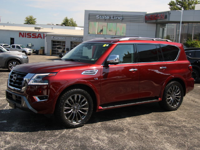 Used 2021 Nissan Armada Platinum w/ Captain's Chairs Package AWD/4WD image 2