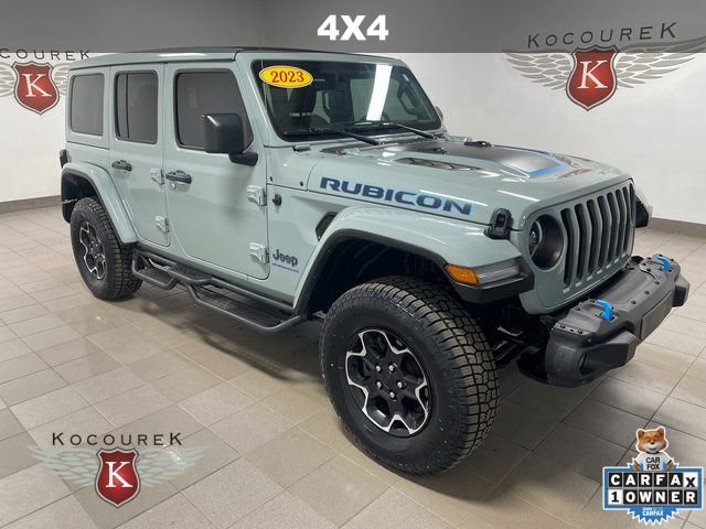 Used 2023 Jeep Wrangler Unlimited Rubicon 4xe w/ Steel Bumper Group image 1