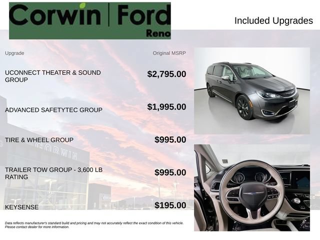 Used 2017 Chrysler Pacifica Limited FWD image 3