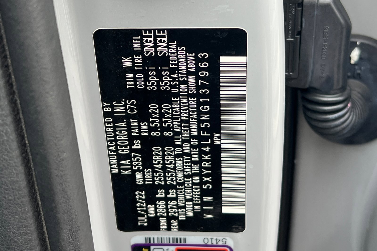 Certified 2022 Kia Sorento SX image 56