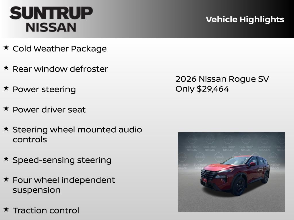 New 2026 Nissan Rogue SV image 8