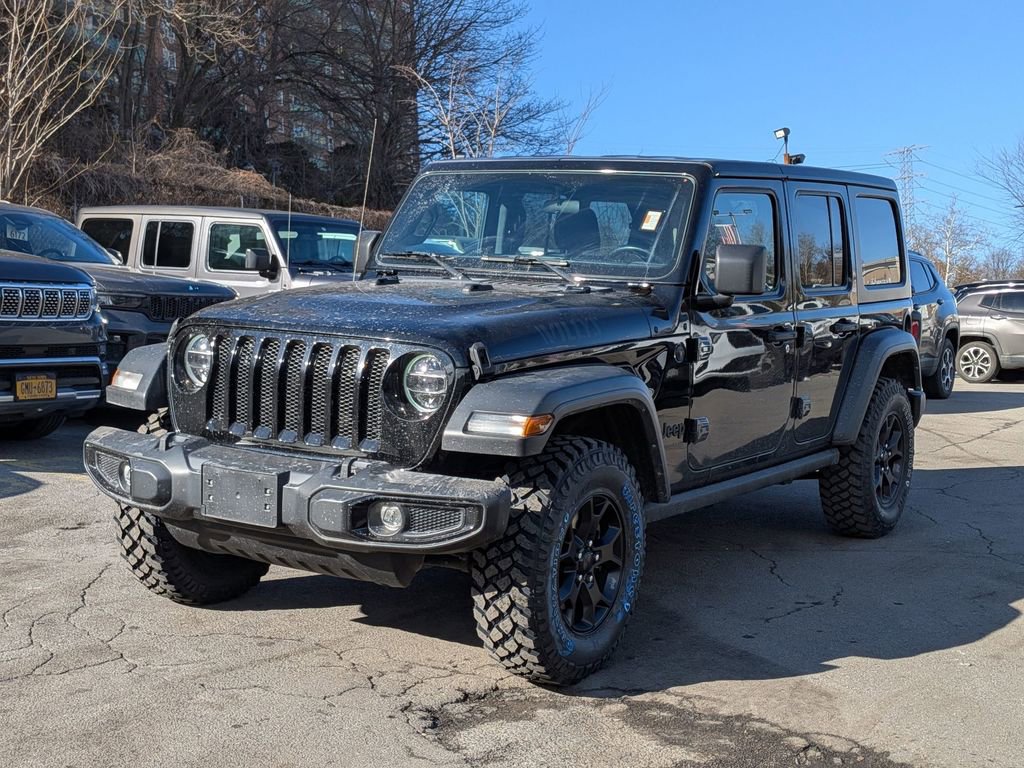 Used 2021 Jeep Wrangler Unlimited Willys image 1