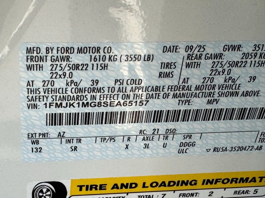 New 2025 Ford Expedition Max Platinum w/ Platinum Ultimate Package AWD/4WD image 44
