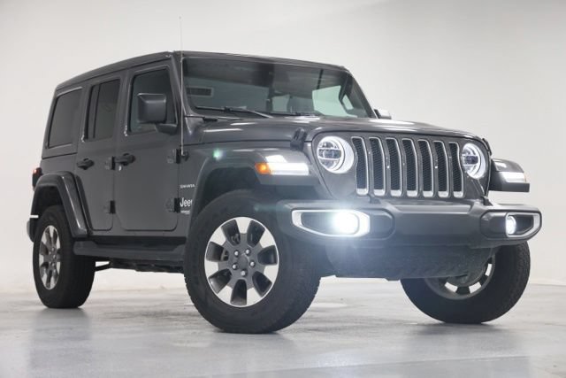 Used 2022 Jeep Wrangler Unlimited Sahara w/ LED Lighting Group AWD/4WD image 1