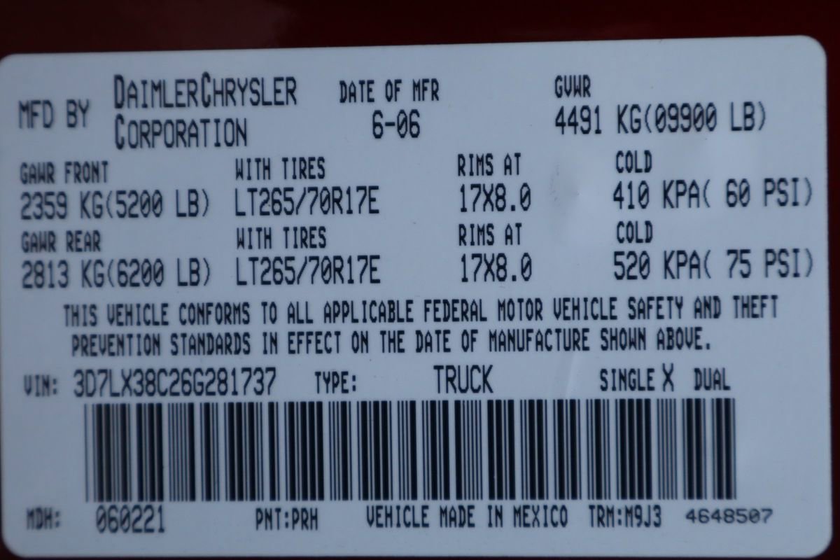 Used 2006 Dodge Ram 3500 Truck SLT w/ Quad Cab Big Horn Value Group image 43