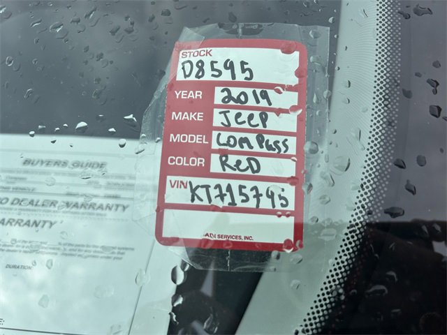 Used 2019 Jeep Compass Latitude w/ Cold Weather Group image 38