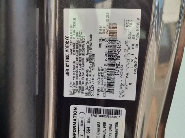 Used 2015 Ford Mustang Premium RWD image 33