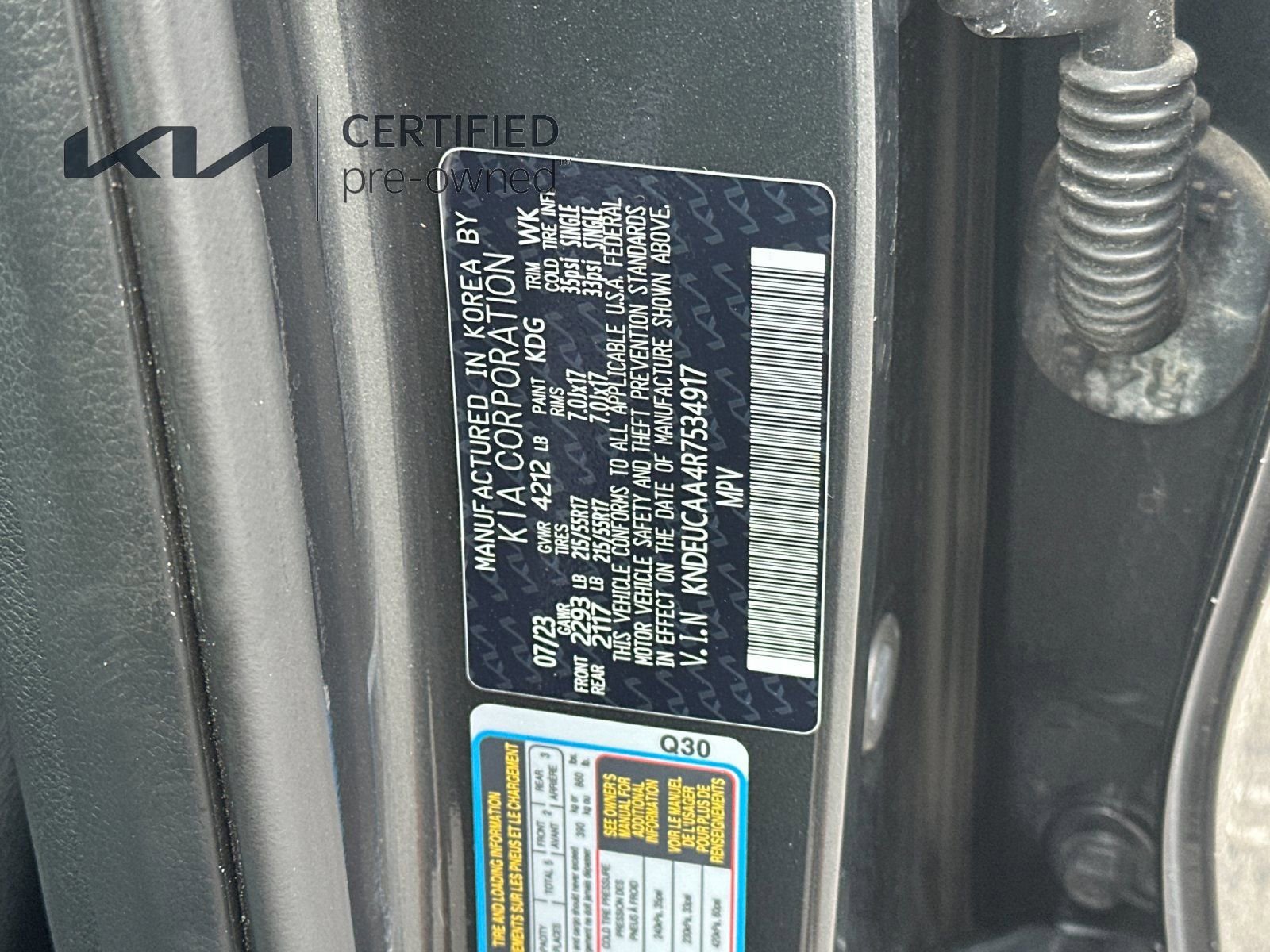 Certified 2024 Kia Seltos S image 30