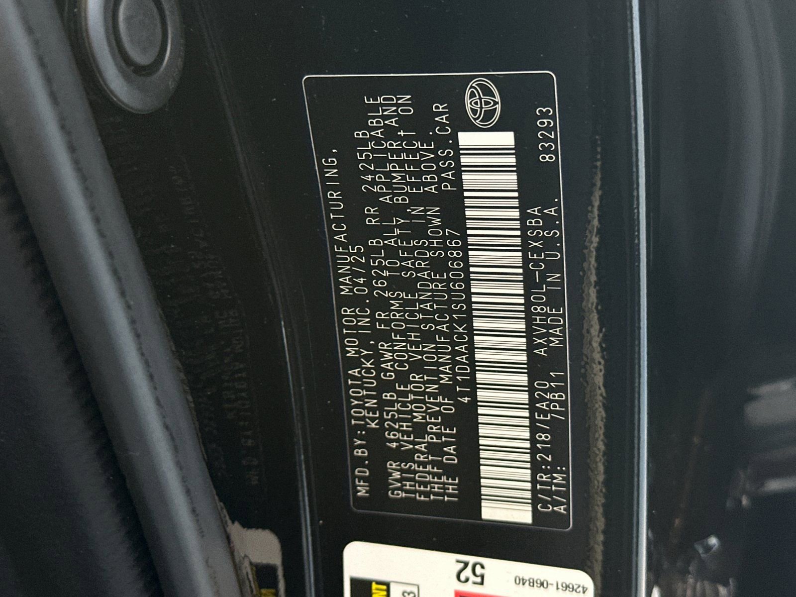 Used 2025 Toyota Camry SE FWD image 27