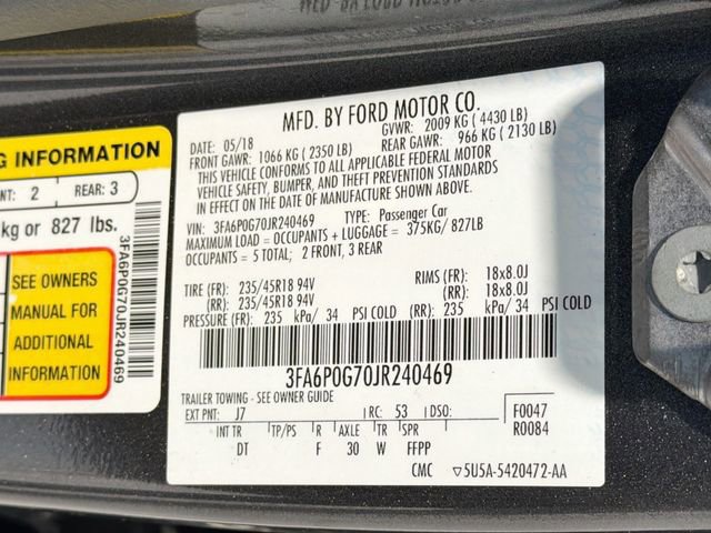 Used 2018 Ford Fusion S w/ Equipment Group 101A image 26
