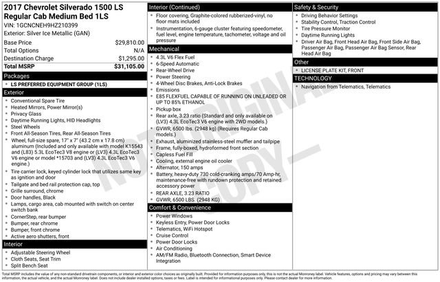 Used 2017 Chevrolet Silverado 1500 LS image 25