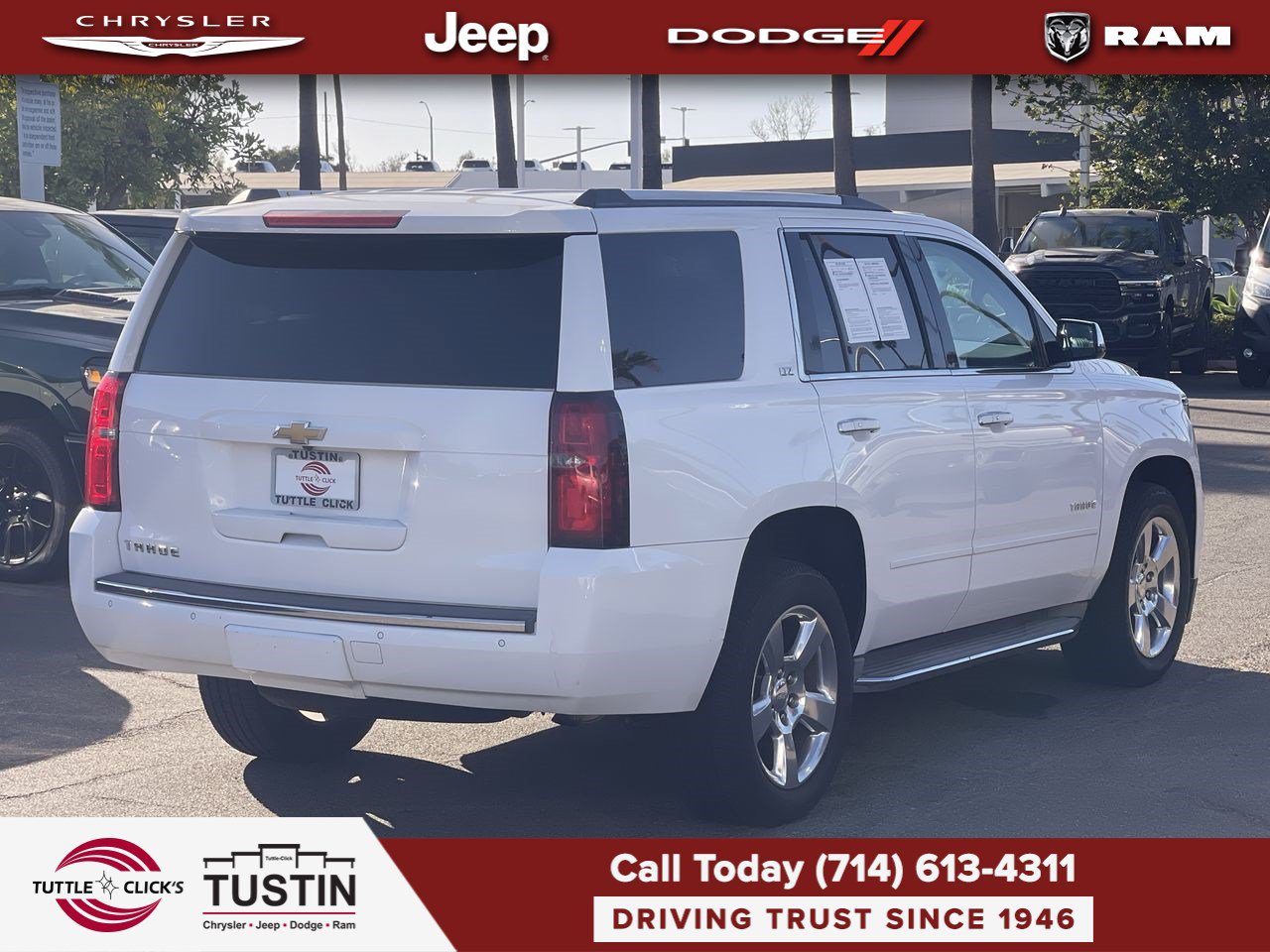 Used 2015 Chevrolet Tahoe LTZ w/ Max Trailering Package RWD image 6