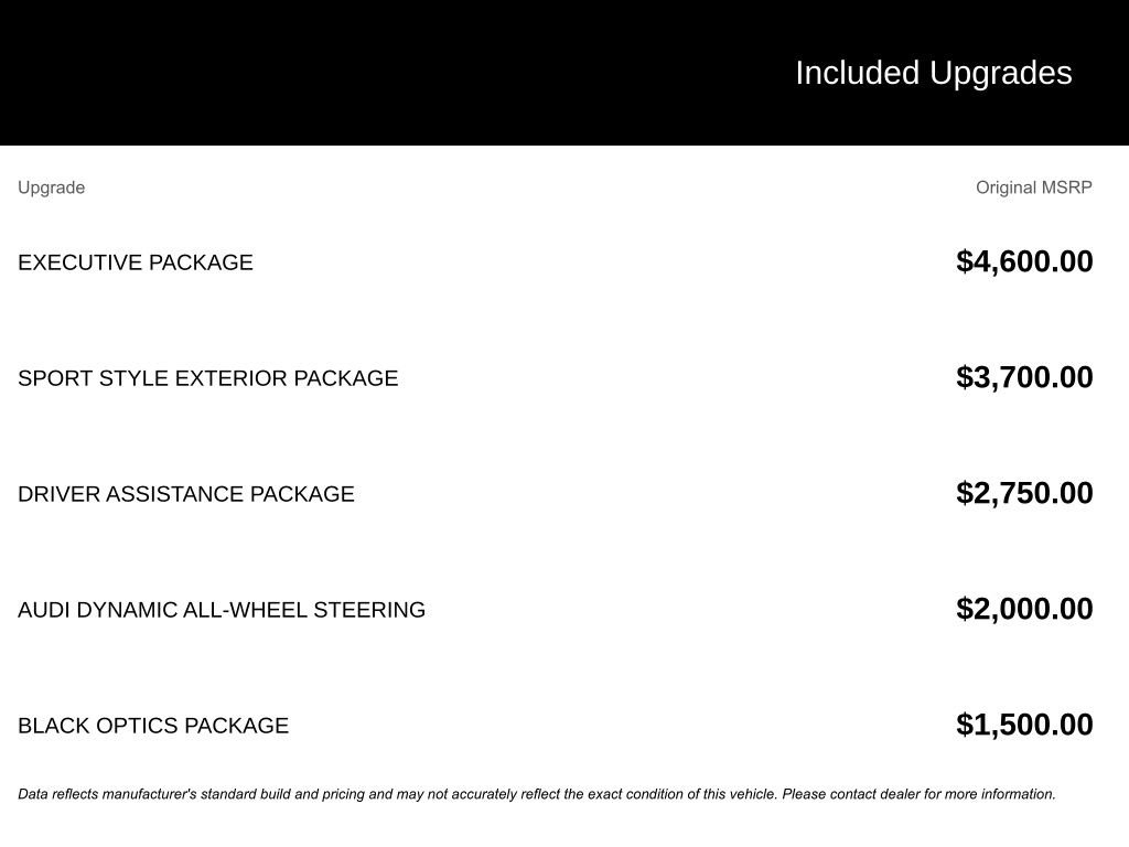 Used 2020 Audi A8 L 4.0T w/ Executive Package image 4