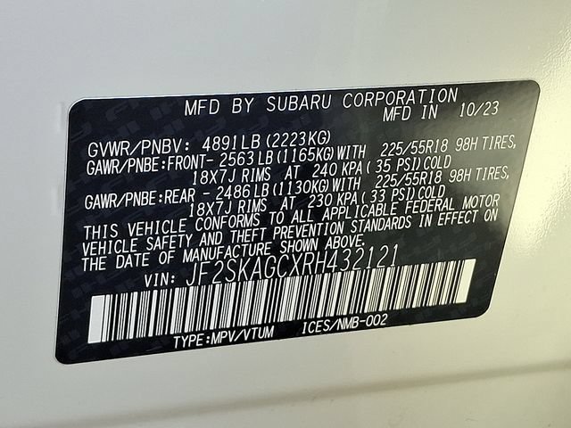 Certified 2024 Subaru Forester Sport AWD/4WD image 29