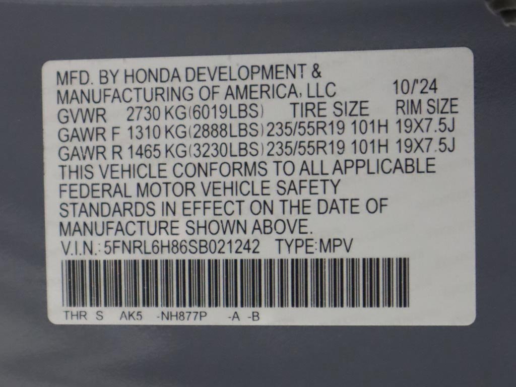 Used 2025 Honda Odyssey Touring image 58