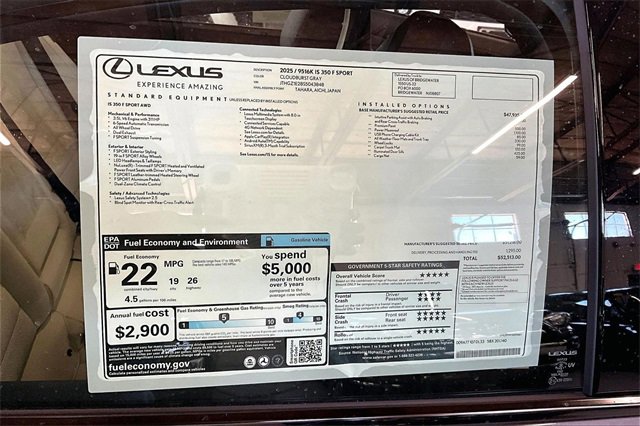 New 2025 Lexus IS 350 F Sport image 14