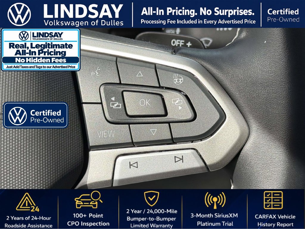 Certified 2024 Volkswagen Atlas Cross Sport SE w/ Panoramic Sunroof Package FWD image 22
