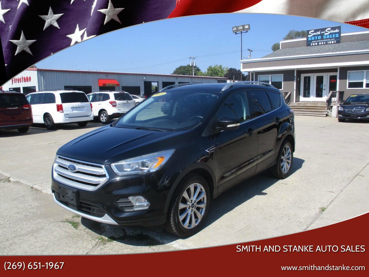 Used 2018 Ford Escape Titanium w/ Ford Safe & Smart Package image 1