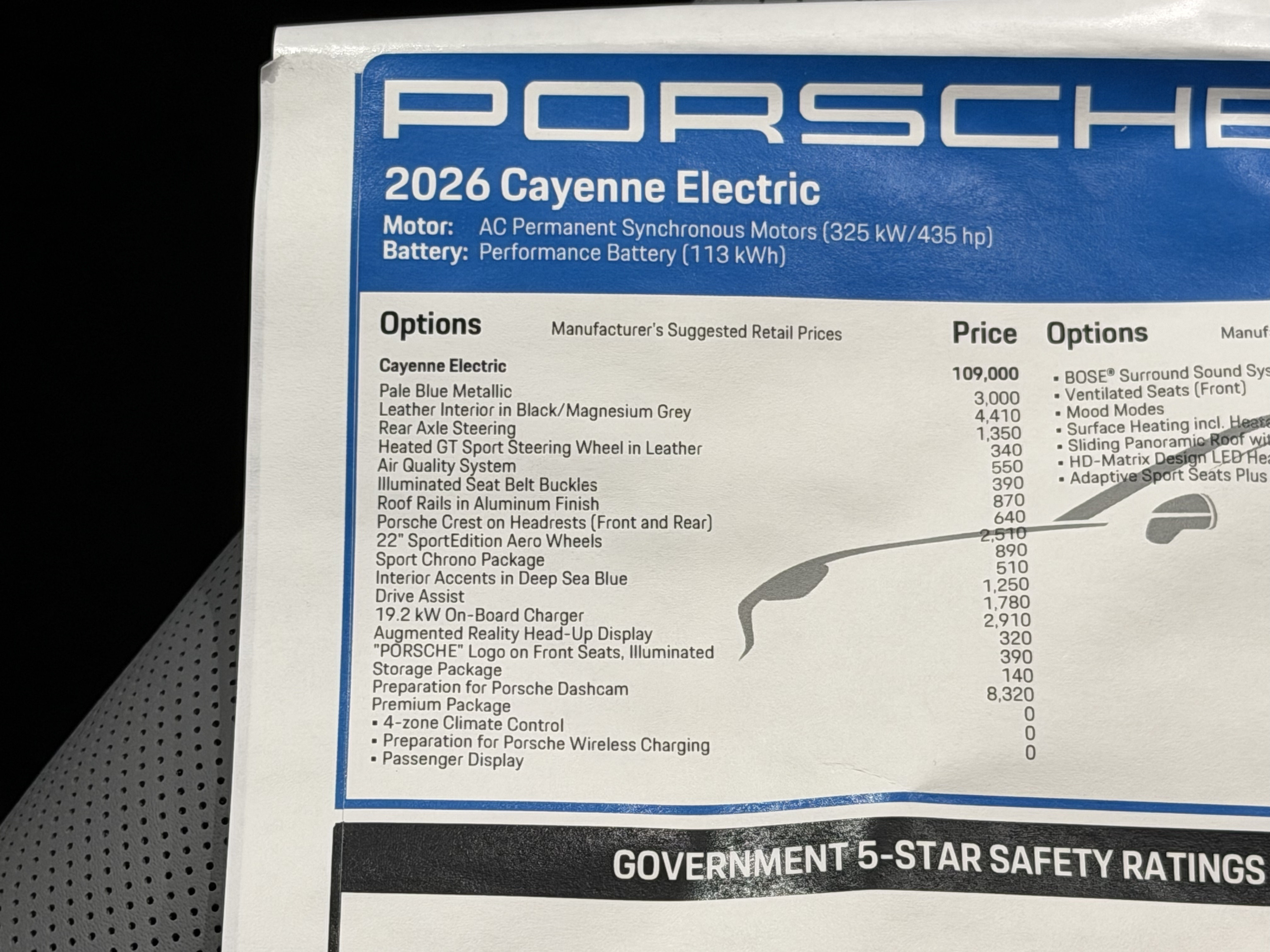 New 2026 Porsche Cayenne Electric AWD/4WD image 63