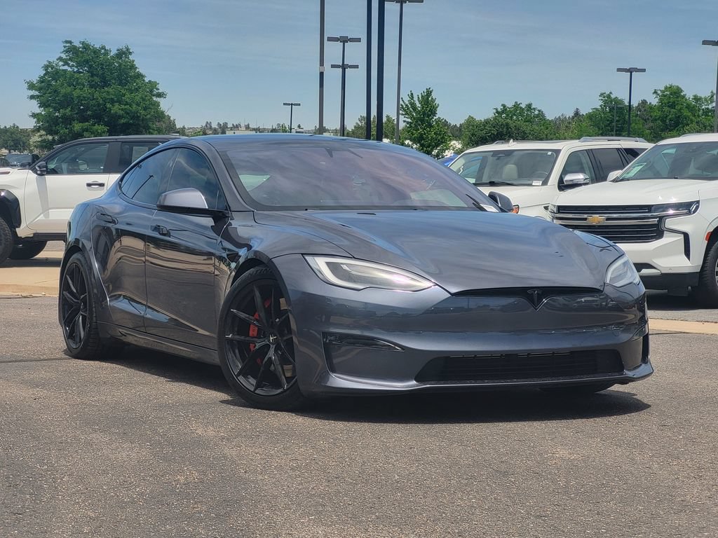 Used 2021 Tesla Model S Plaid AWD/4WD image 2