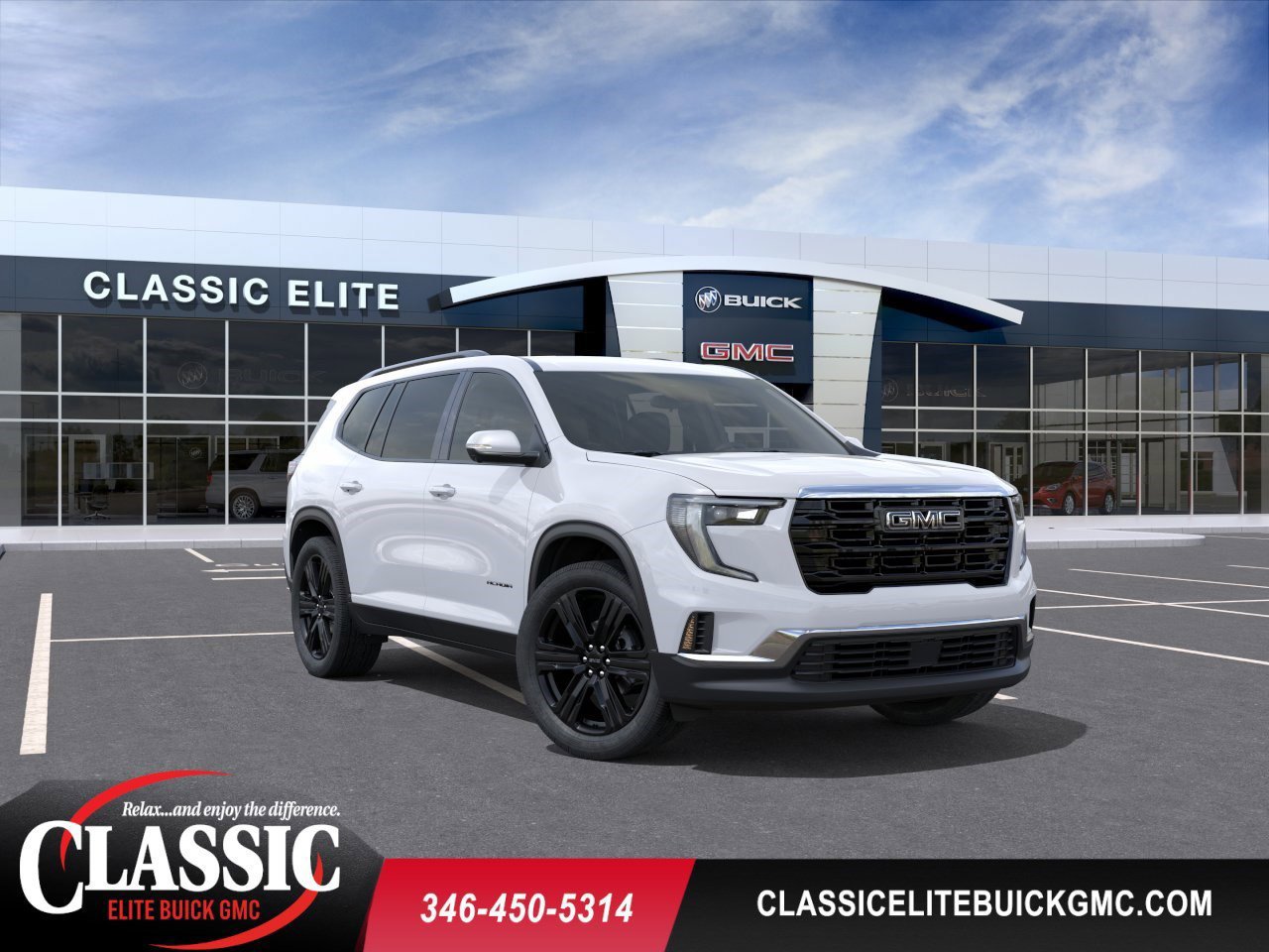 New 2026 GMC Acadia Elevation w/ Black Edition