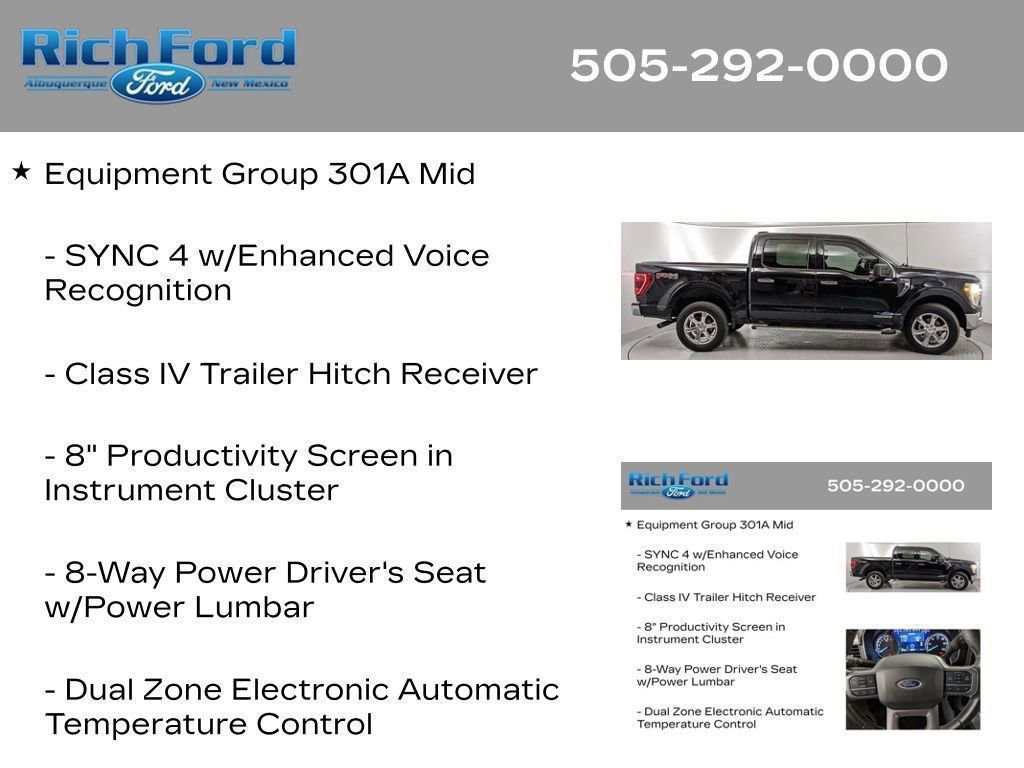Certified 2023 Ford F150 XLT w/ Equipment Group 301A Mid AWD/4WD image 18