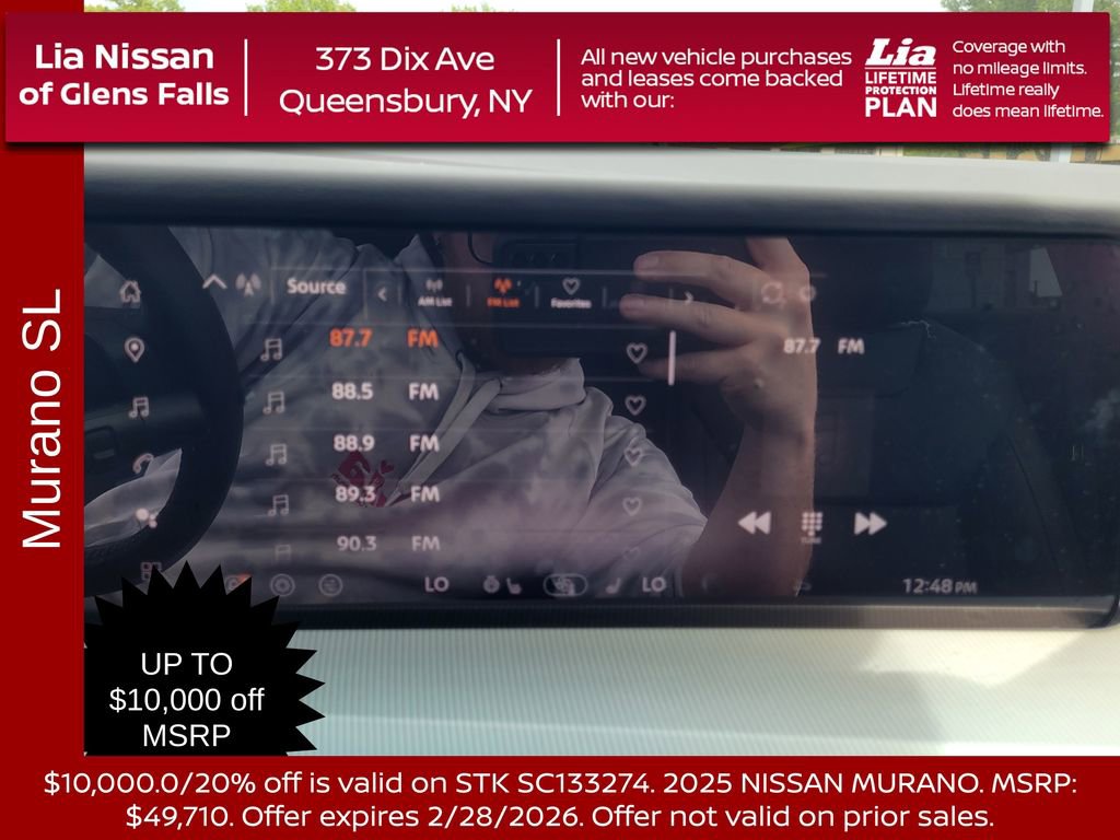New 2025 Nissan Murano SL w/ Cargo Package image 23
