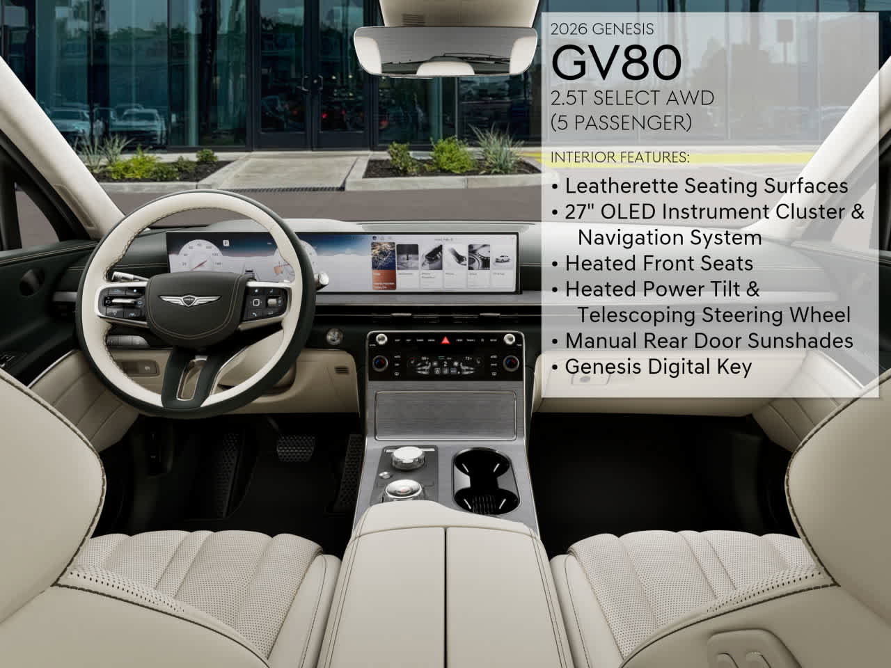 Certified 2026 Genesis GV80 2.5T Select image 17