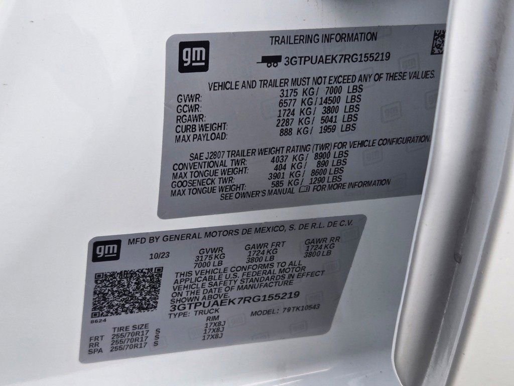 Used 2024 GMC Sierra 1500 Pro w/ Pro Value Package AWD/4WD image 31