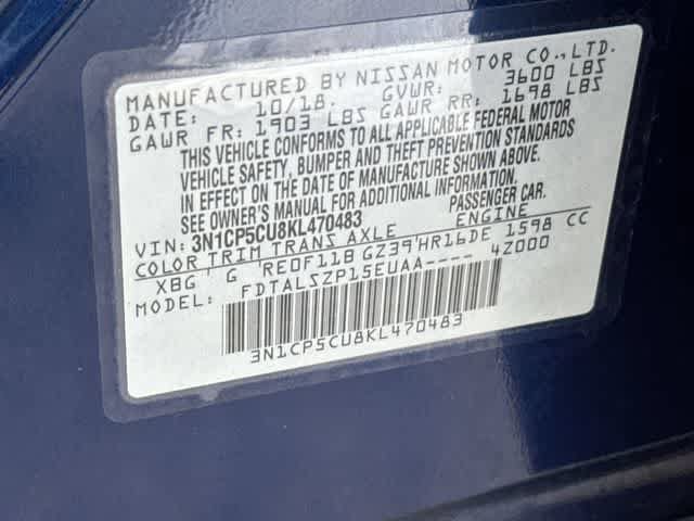 Used 2019 Nissan Kicks SV FWD image 32