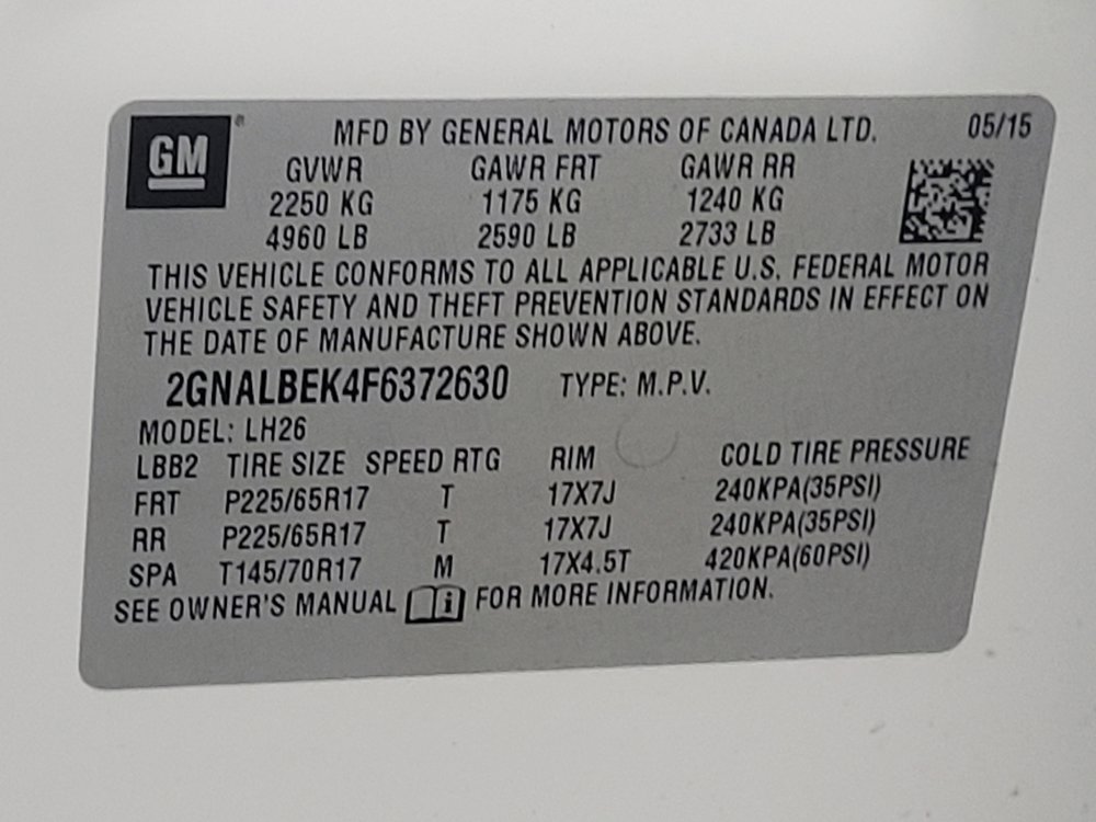 Used 2015 Chevrolet Equinox LT FWD image 33