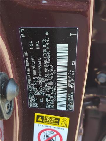 Certified 2019 Toyota Highlander Limited AWD/4WD image 28