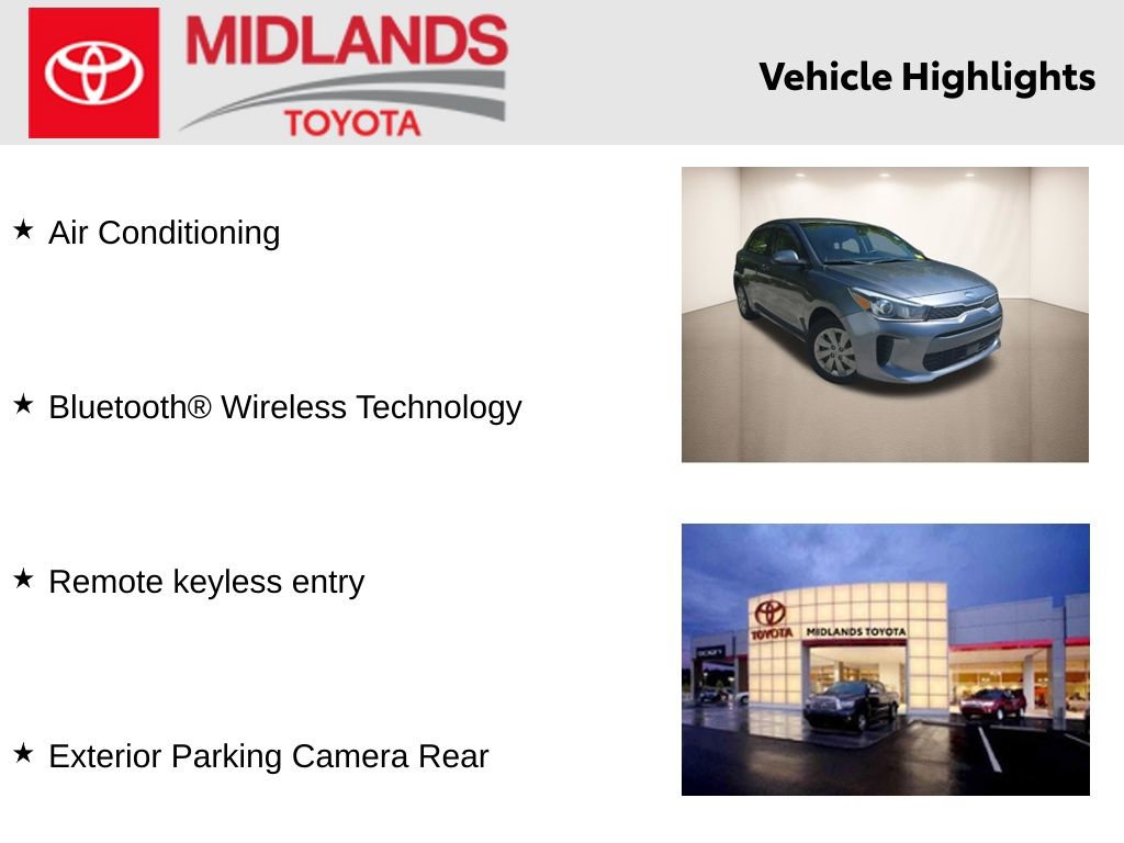 Used 2019 Kia Rio S w/ Technology Package FWD image 2