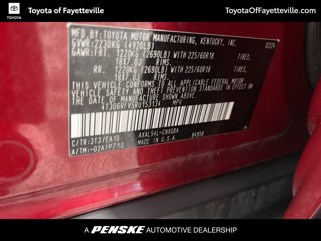 Used 2024 Toyota RAV4 Limited AWD/4WD image 36