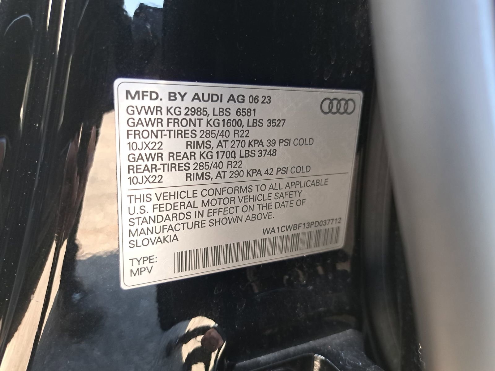 Used 2023 Audi SQ8 Prestige w/ Prestige Package image 11