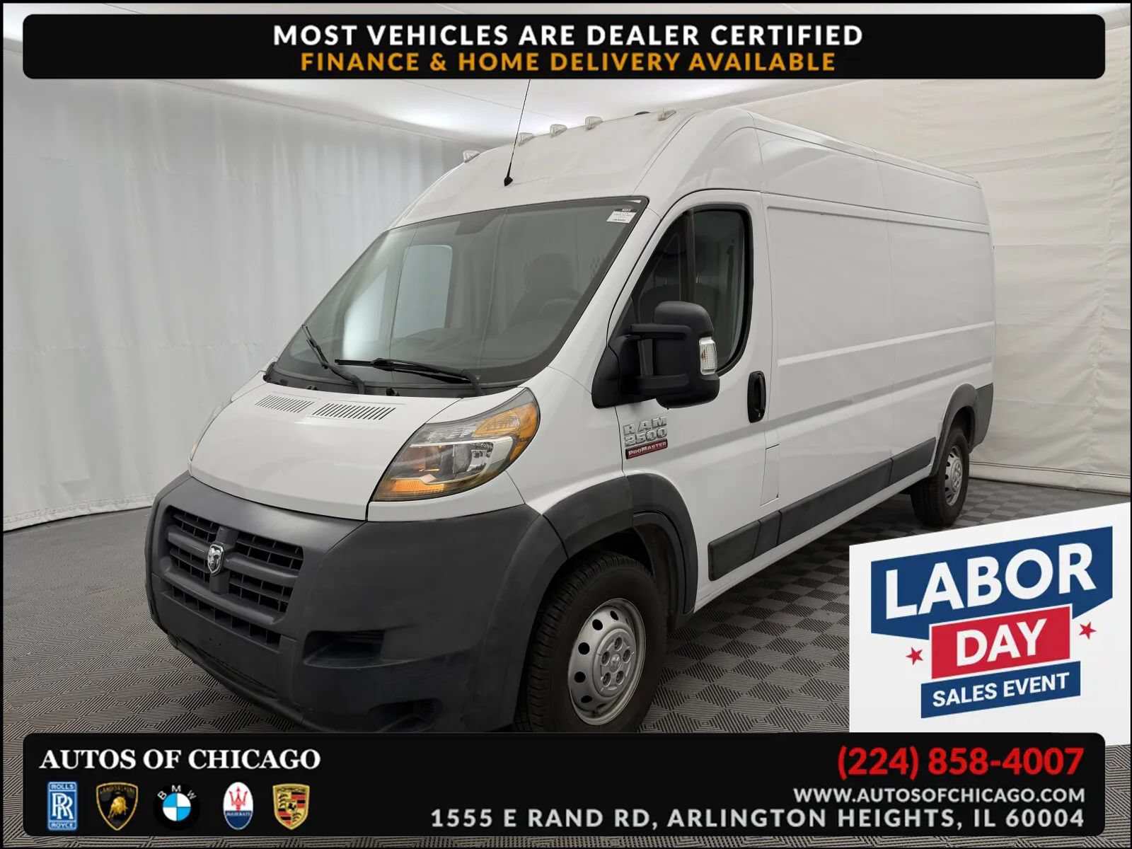 Used 2017 RAM ProMaster 2500 w/ Mopar Trailer Tow Group FWD image 1