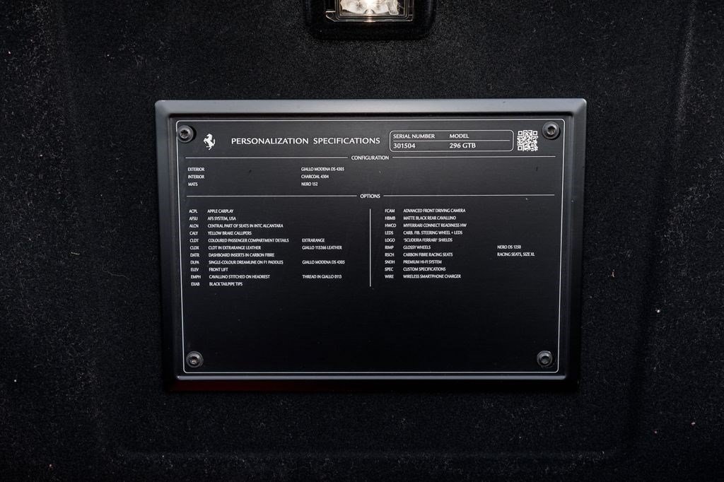 Used 2024 Ferrari 296 GTB RWD image 11