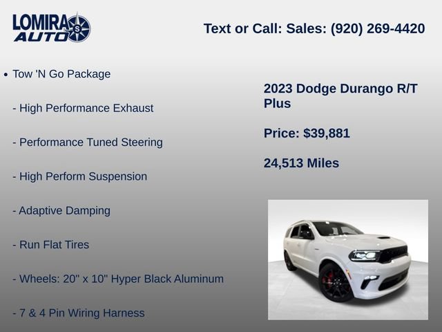 Used 2023 Dodge Durango R/T w/ Tow 'N Go Group AWD/4WD image 25