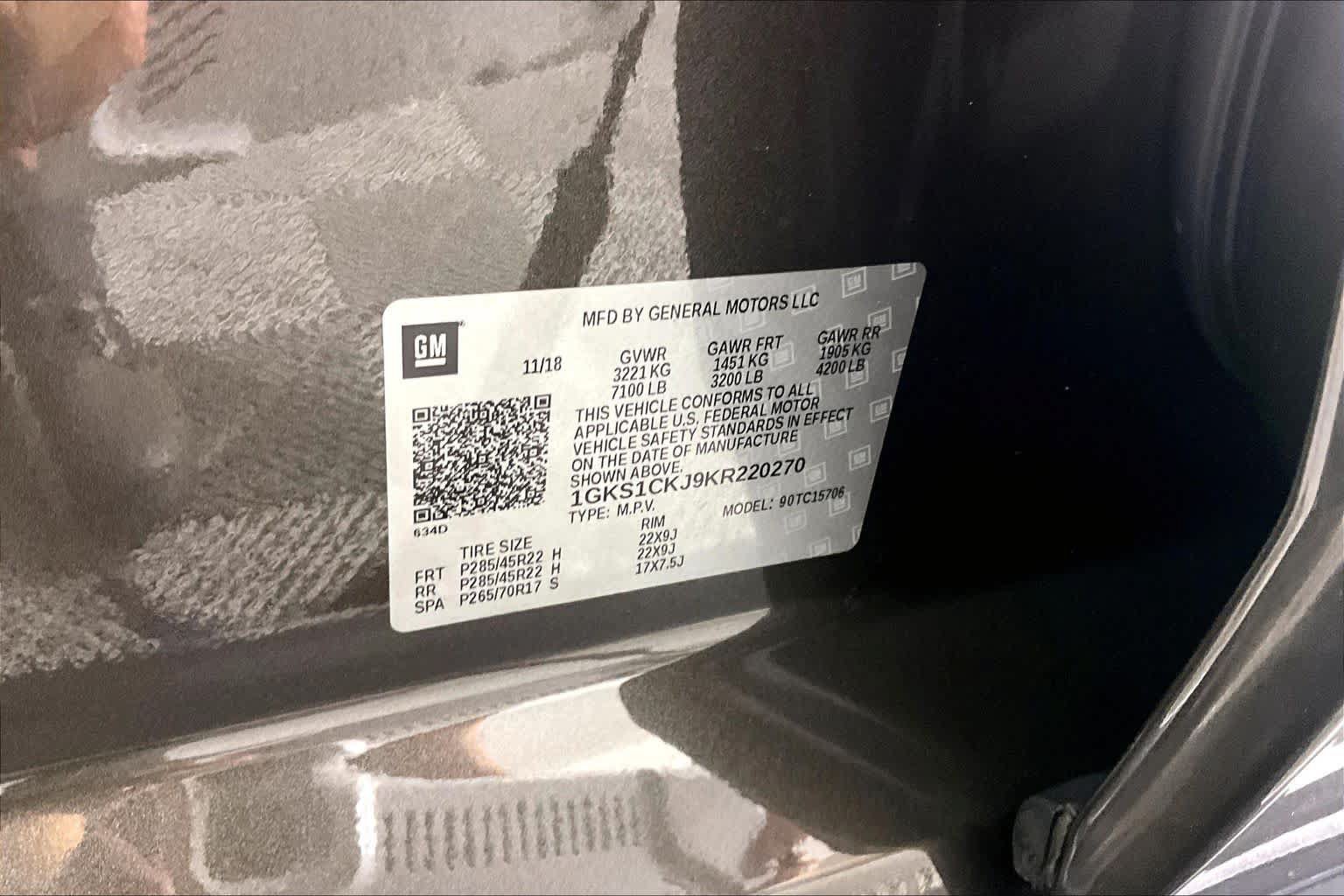 Used 2019 GMC Yukon Denali w/ Open Road Package RWD image 32